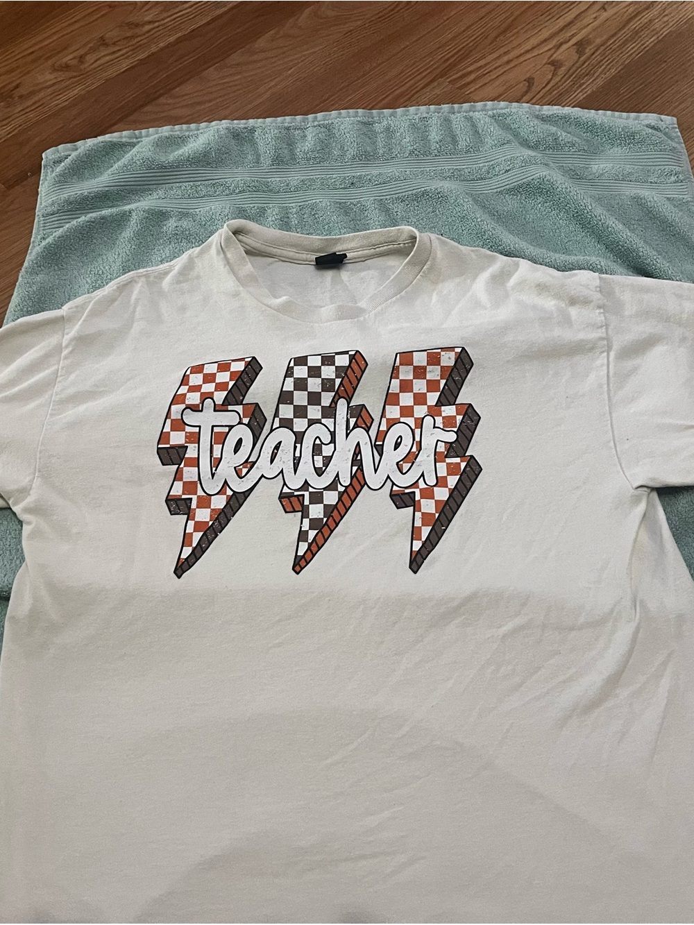 'Teacher' Graphic Tee Women’s Large